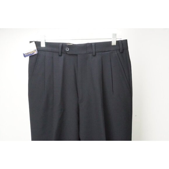 Burberry London Dark Blue 100% Cotton Mens Pants Trousers Sz 54 EU NEW